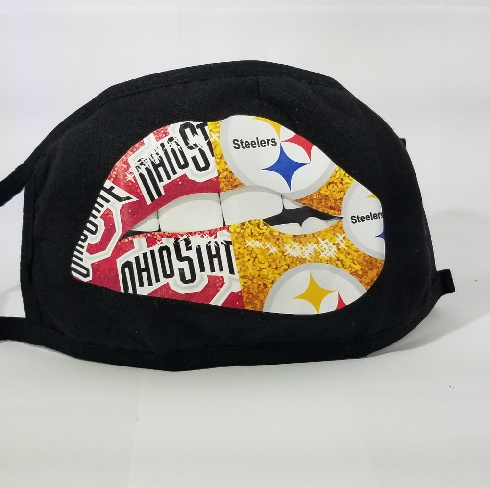 Steelers Buckeyes Face Cover